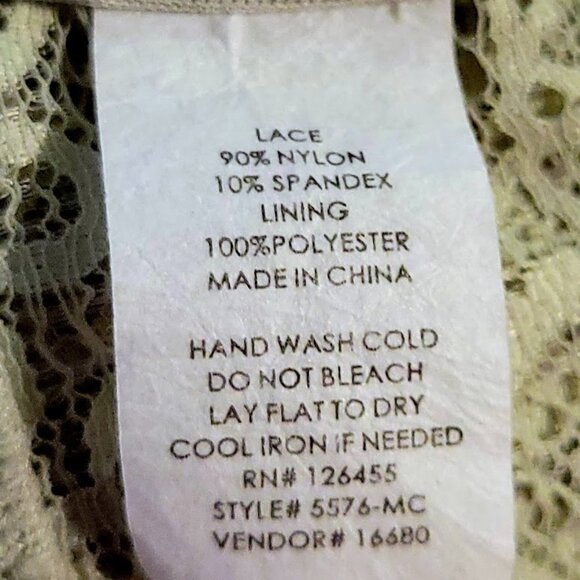 BKE Floral Lace Full Coverage Bralette Large - Picture 6 of 6